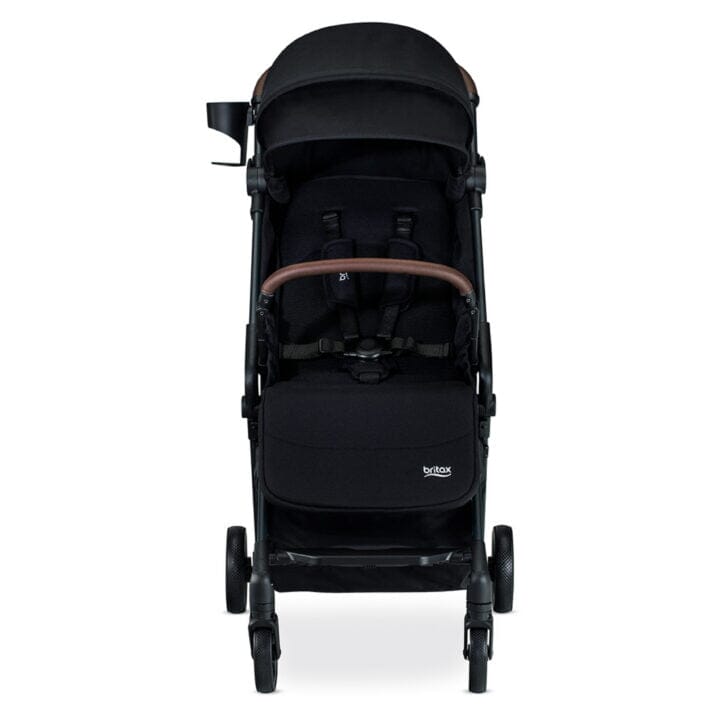 Britax Juniper Compact Stroller with One-Hand RapidFold - Raven Black- Strolleria