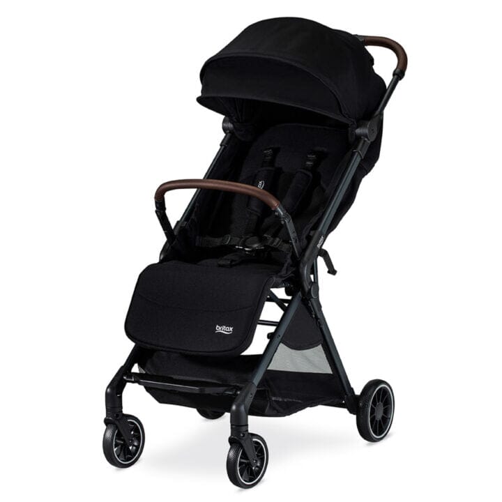 Britax Juniper Compact Stroller with One-Hand RapidFold - Raven Black- Strolleria