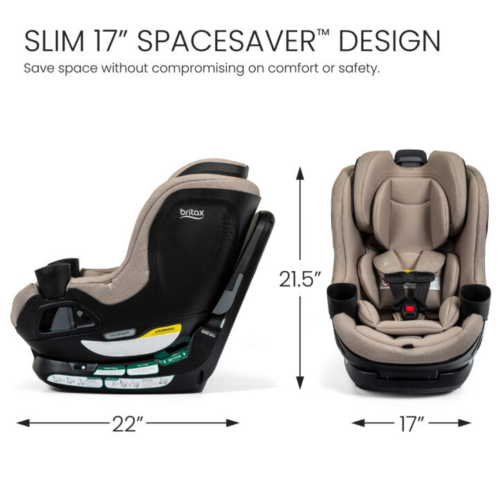 Britax Galaxy360 Slim Rotating Convertible Car Seat With SwivelSmooth Steel Ring- Strolleria