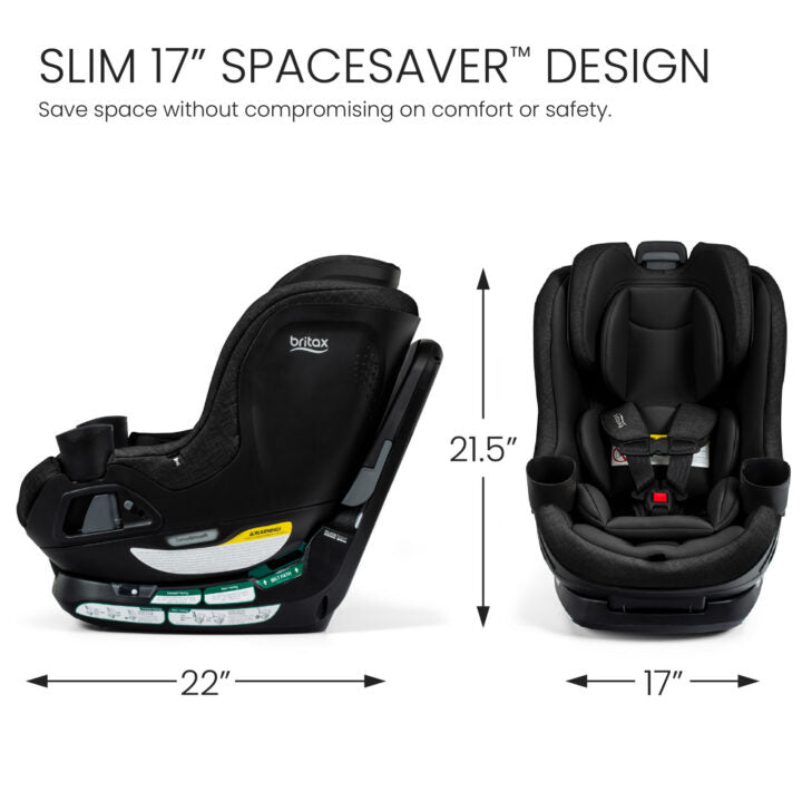 Britax Galaxy360 Slim Rotating Convertible Car Seat With SwivelSmooth Steel Ring- Strolleria