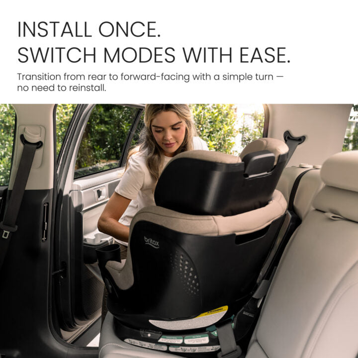 Britax Galaxy360 Slim Rotating Convertible Car Seat With SwivelSmooth Steel Ring- Strolleria