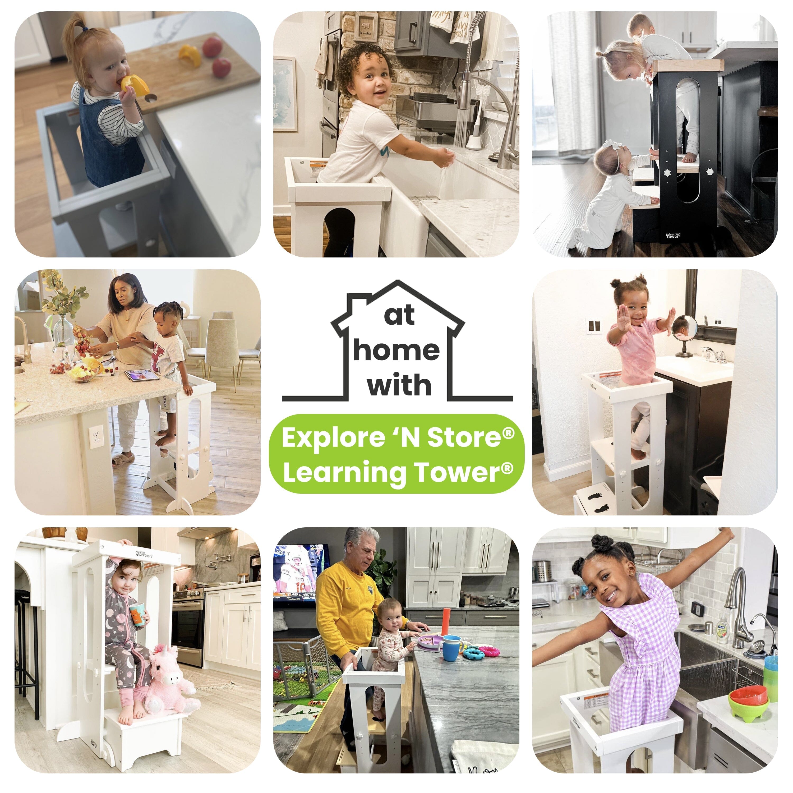 Little Partners Explore 'N Store Learning Tower® Toddler Tower- Strolleria