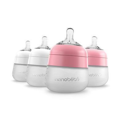 Nanobébé 5oz Flexy Silicone Baby Bottle