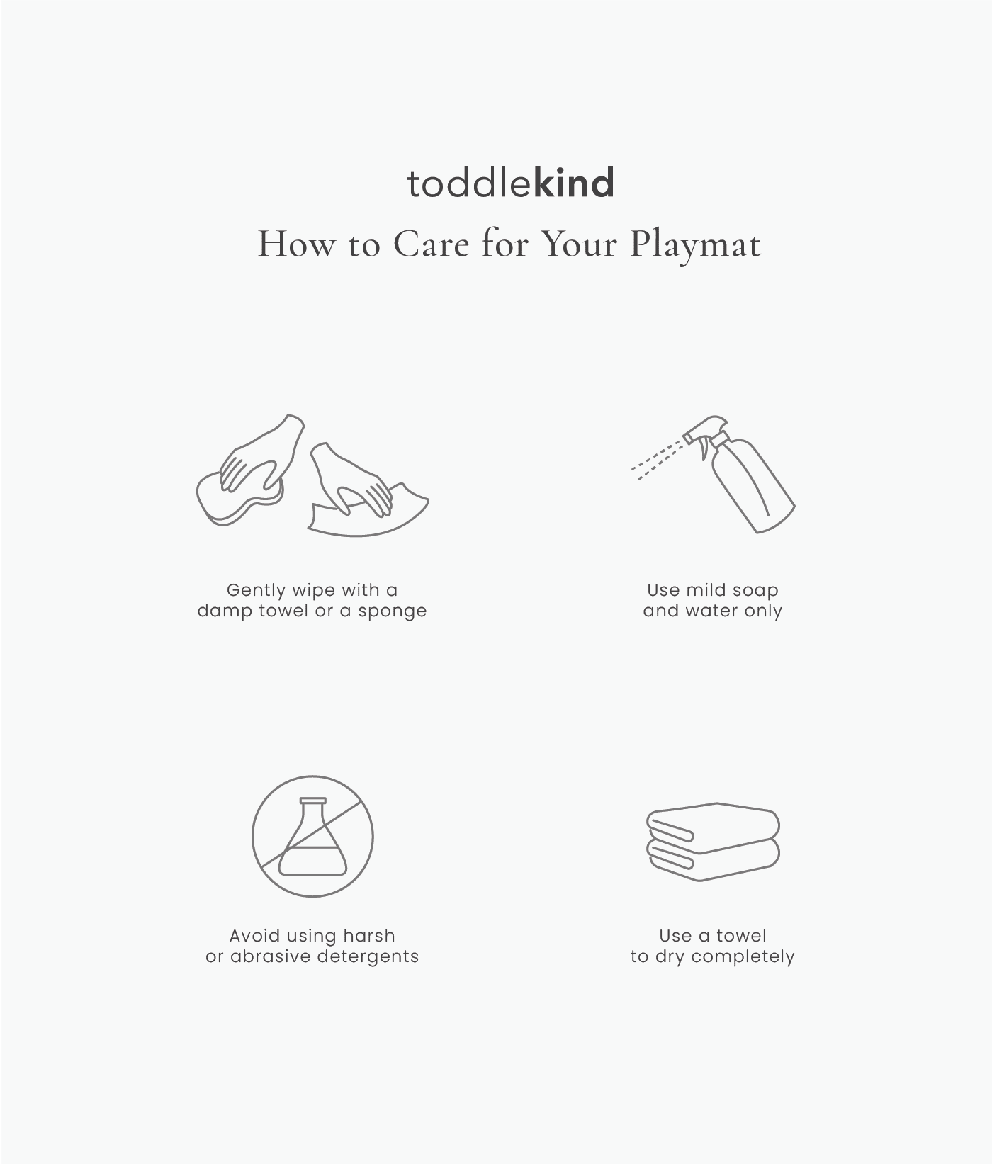 Toddlekind USA Classic Mat in Blush- Strolleria