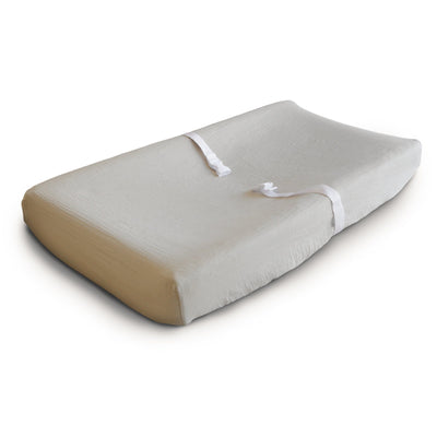 Mushie Extra Soft Muslin Changing Pad Cover