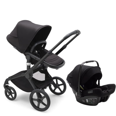 Bugaboo Fox5 and Turtle Air Travel System Black