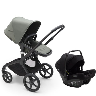 Bugaboo Fox5 and Turtle Air Travel System Forest Green Black