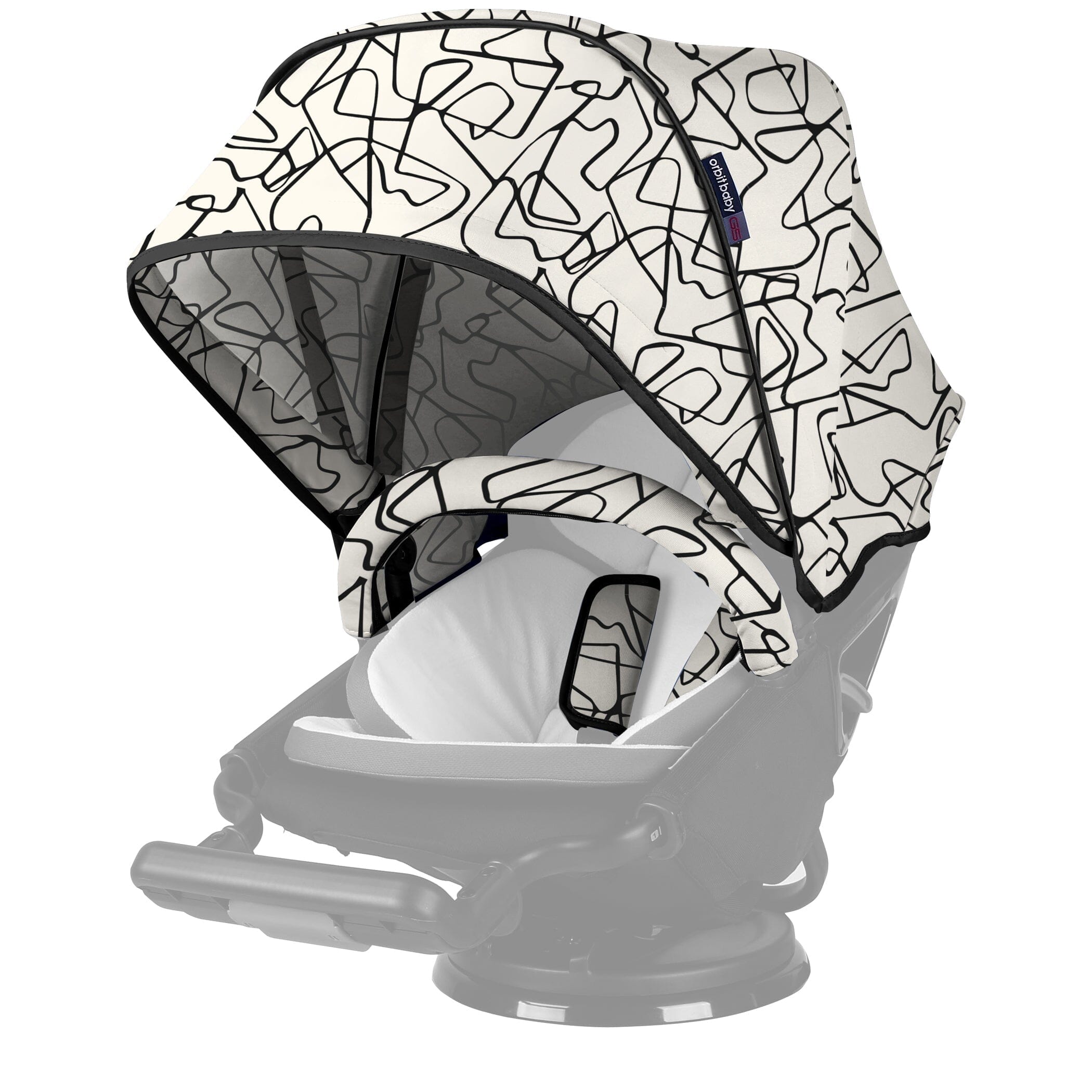 Orbit Baby Stroller Canopy in Squiggle- Strolleria