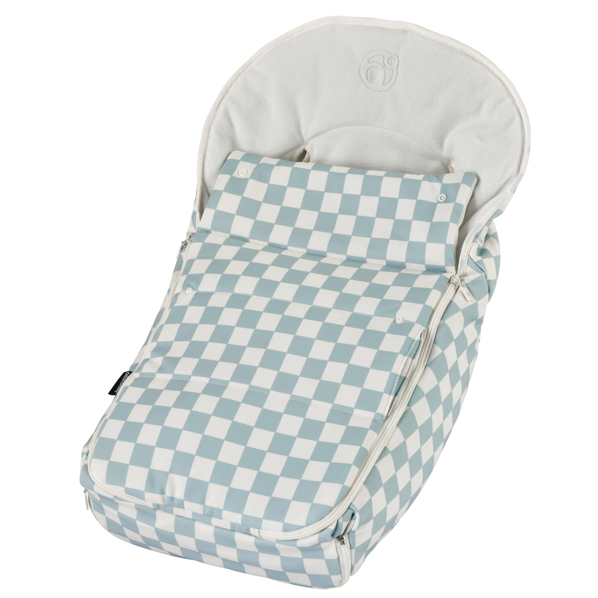 Orbit Baby Stroller Footmuff in Checkered Surf Spray- Strolleria