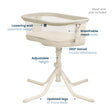 Halo BassiNest Swivel Sleeper 4.0 Air with Dreamweave Breathable Pad - Bambi Baby