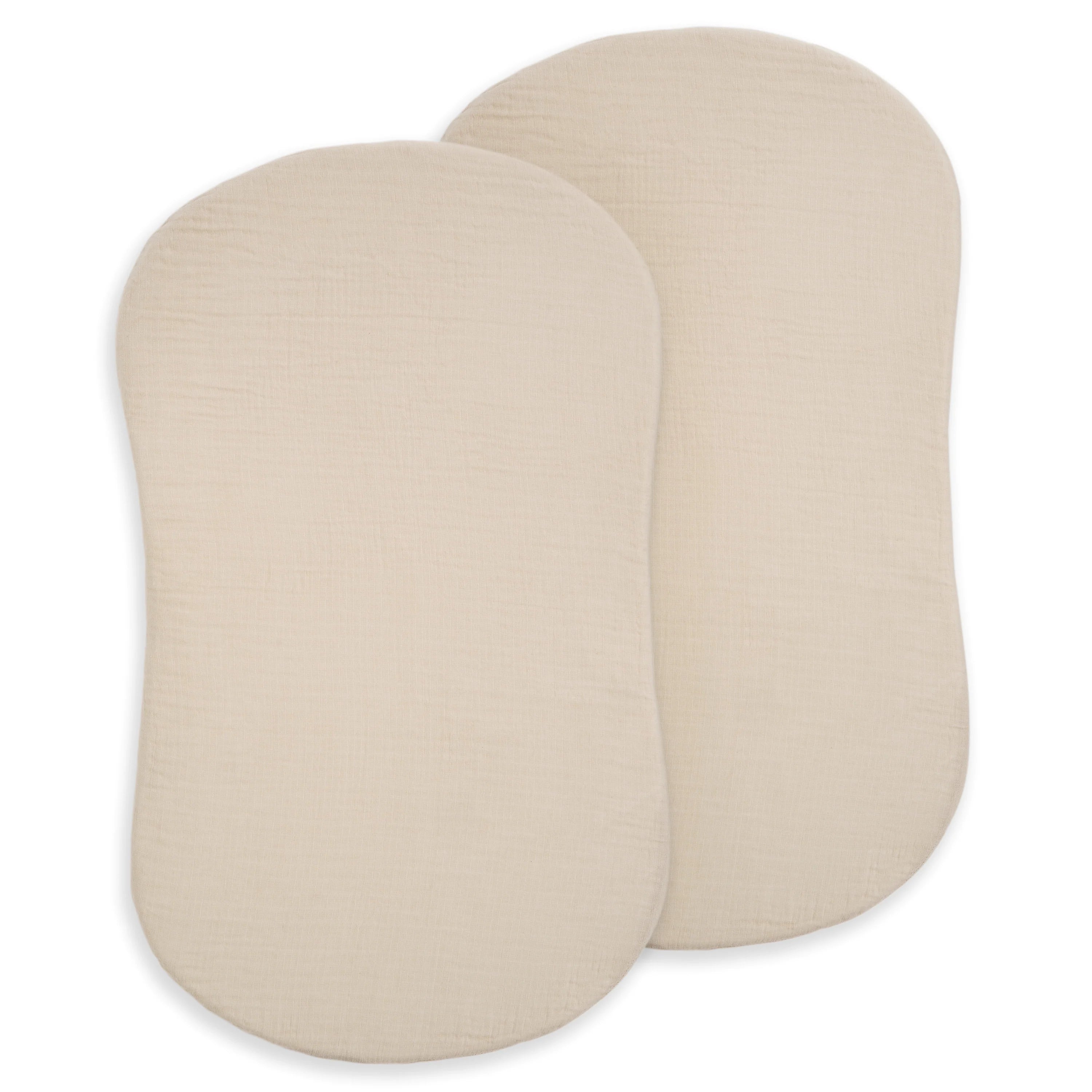 Halo BassiNest Fitted Sheet 100% Organic Cotton 2-Pack- Strolleria