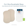 Halo BassiNest Fitted Sheet 100% Organic Cotton 2-Pack - Bambi Baby