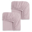 Halo Fitted Crib Sheets 100% Organic Cotton Muslin 2 Pack - Bambi Baby