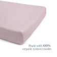 Halo Fitted Crib Sheets 100% Organic Cotton Muslin 2 Pack - Bambi Baby