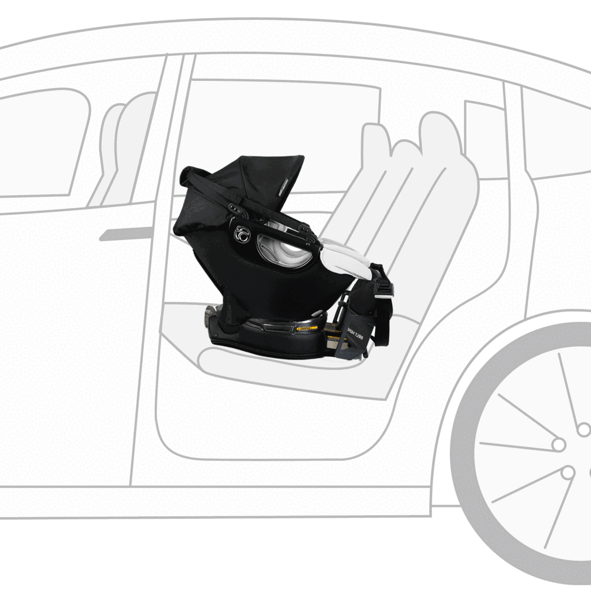 Orbit Baby G5+ Rotating Merino Wool Infant Car Seat- Strolleria