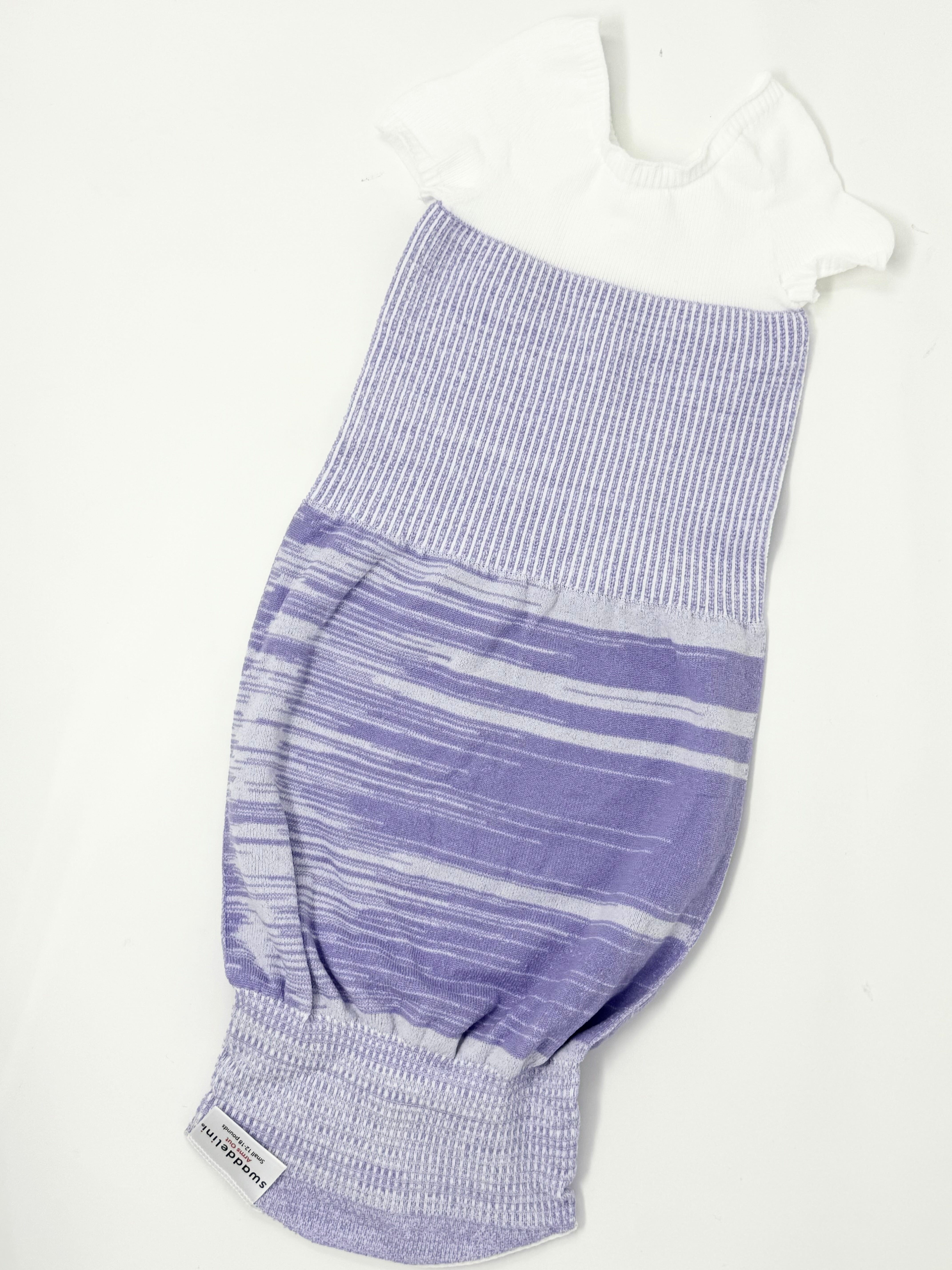 Swaddelini Lavender Arms Out™ Short Sleeve Sleep Sack- Strolleria