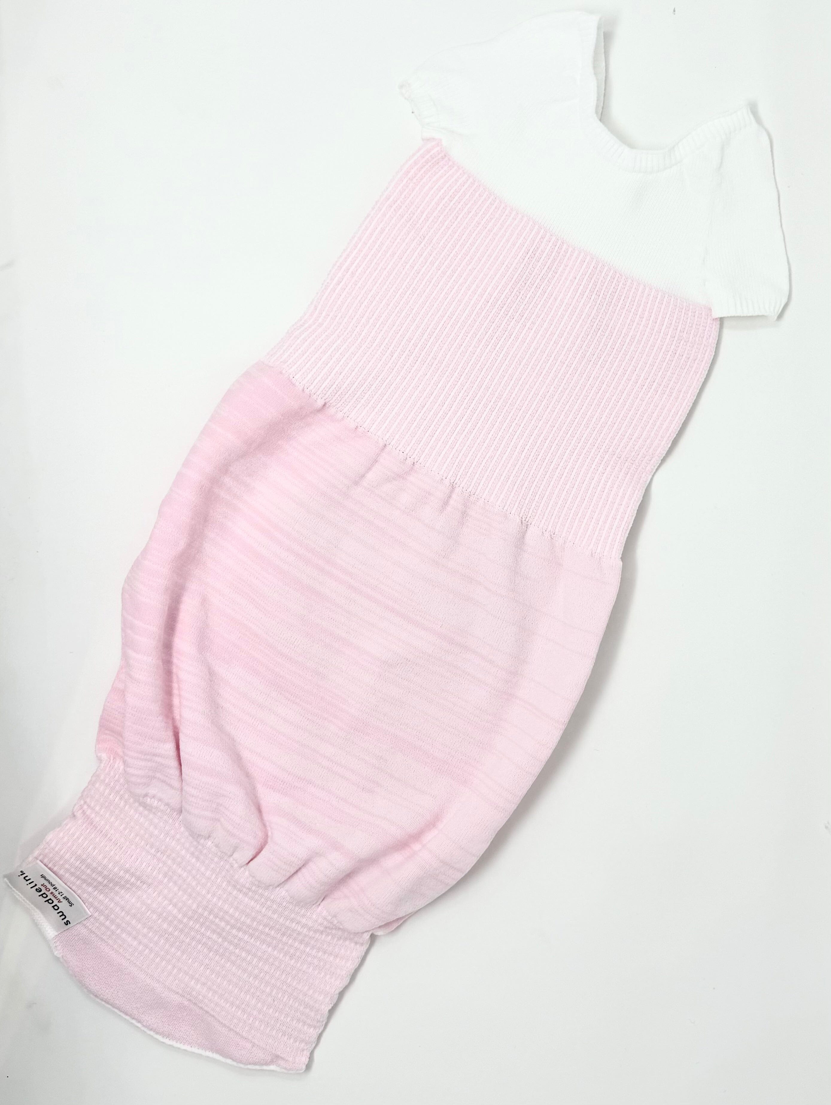 Swaddelini Pink Arms Out™ Short Sleeve Sleep Sack- Strolleria