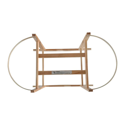 Design Dua. Modern Rocking Bassinet Stand - Natural Pine