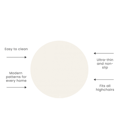 Toddlekind USA Splat Mat | Naturals - Alabaster