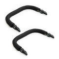 Black Fabric Bumper Bar Set - Twin Bars Top View | Bumbleride