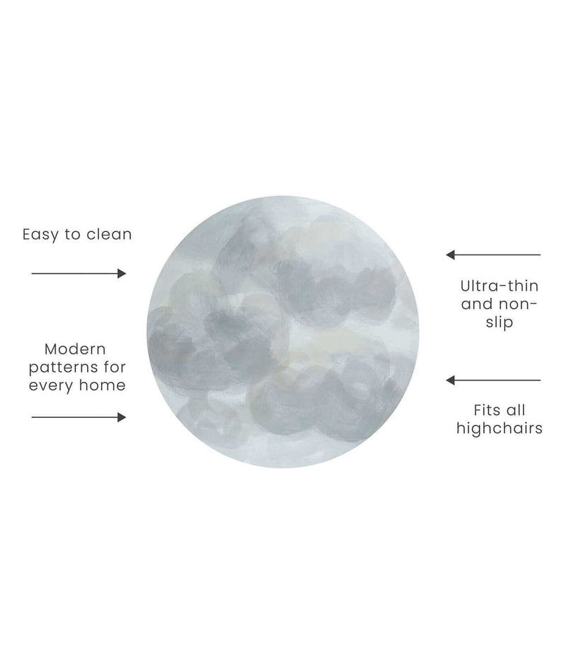 Toddlekind USA Splat Mat | Ammil - Clouds