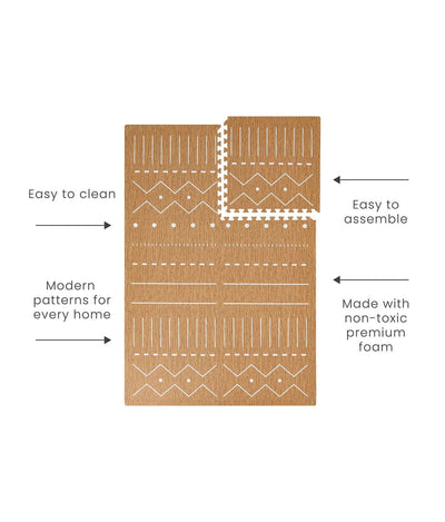 Toddlekind USA Haven Playmat in Berber - Camel