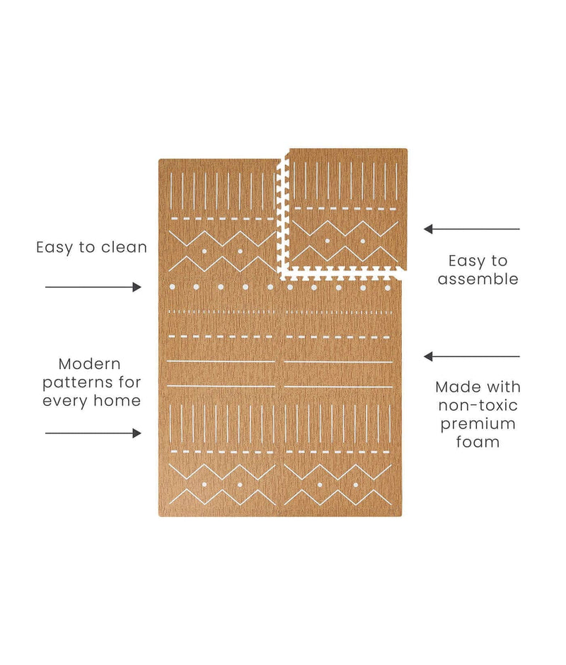 Toddlekind USA Haven Playmat in Berber - Camel