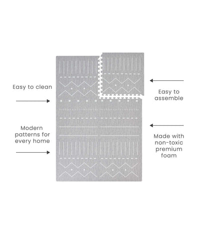 Toddlekind USA Haven Playmat in Berber - Storm