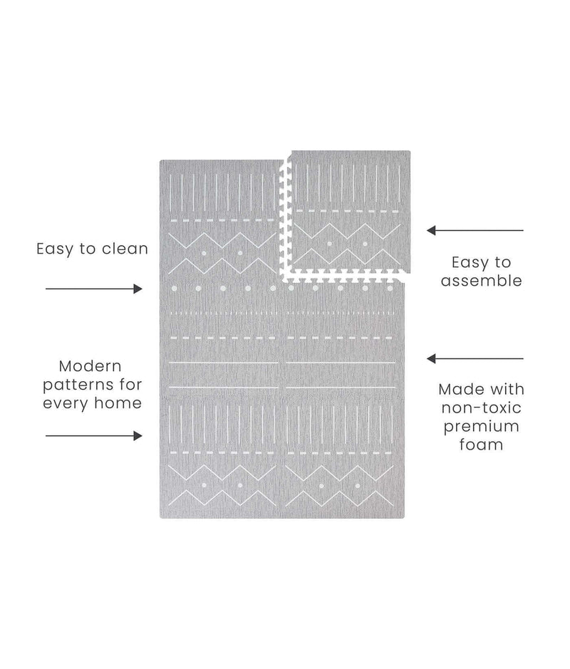 Toddlekind USA Haven Playmat in Berber - Storm