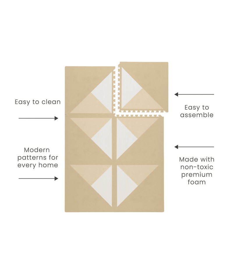 Toddlekind USA Haven Playmat in Kyte - Wheat