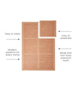 Toddlekind USA Haven Playmat in Linear - Camel - Bambi Baby