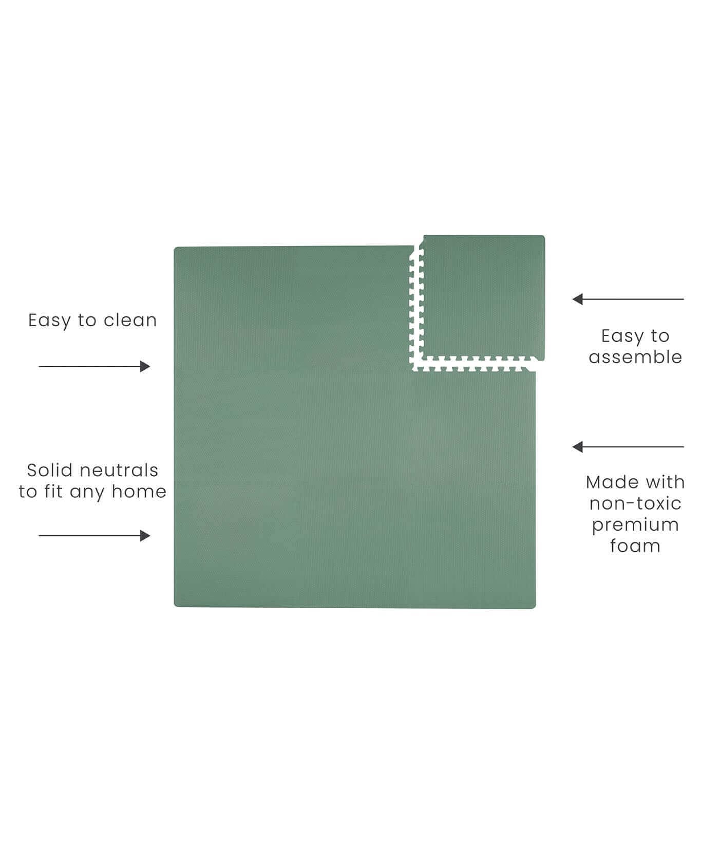 Toddlekind USA Classic Mat in Moss- Strolleria