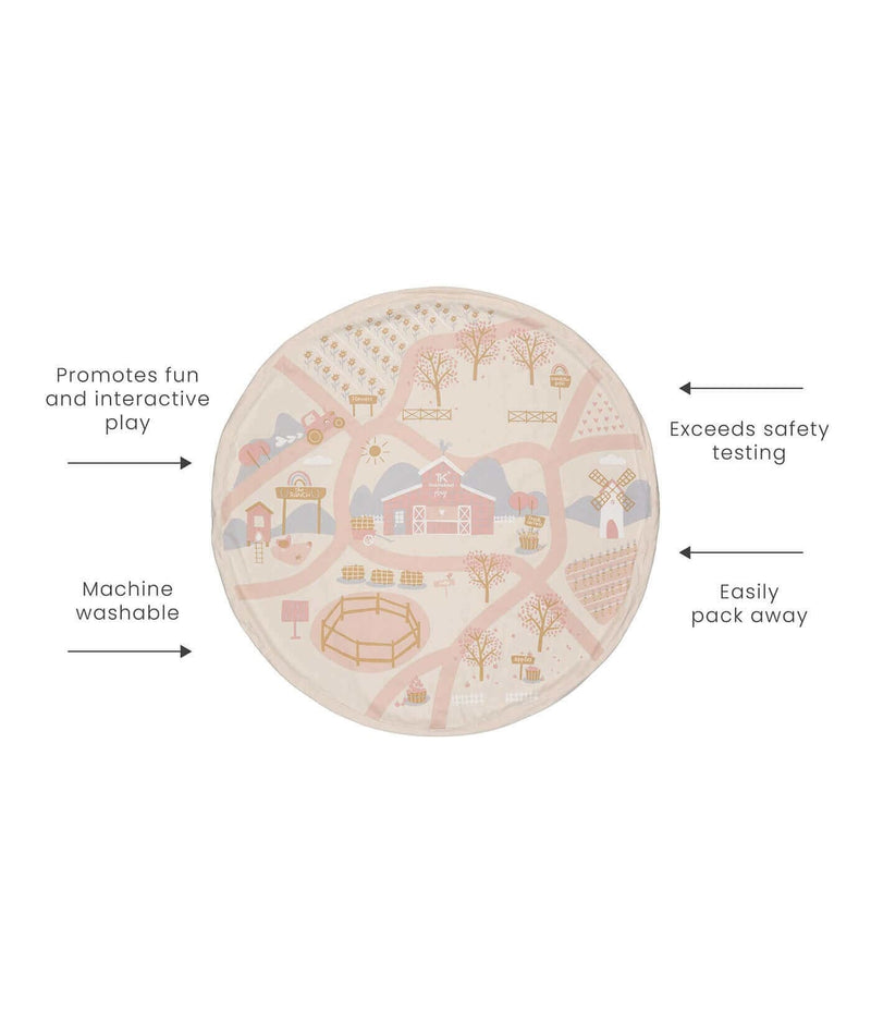 Toddlekind USA 2-in-1 Mat in The Ranch