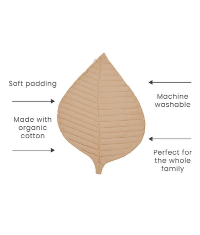 Toddlekind USA Leaf Mat in Sandstone