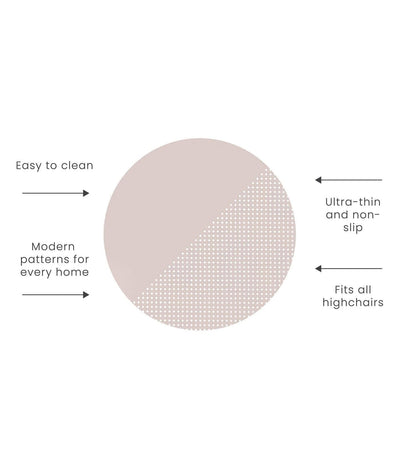 Toddlekind USA Splat Mat | Spotted - Clay