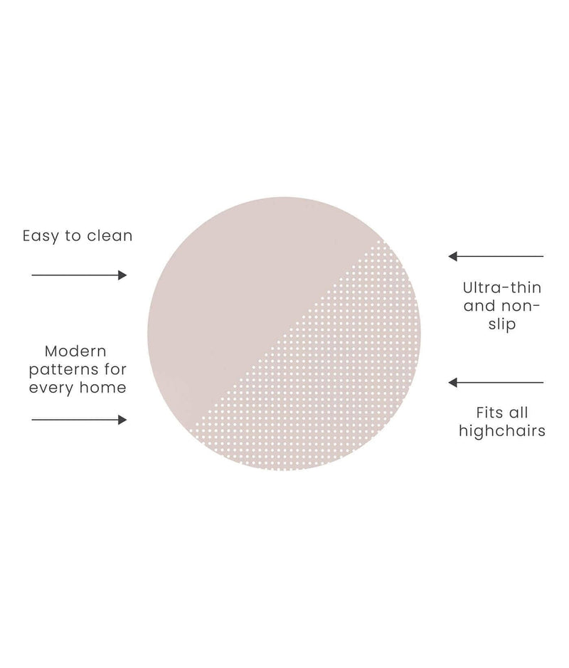 Toddlekind USA Splat Mat | Spotted - Clay