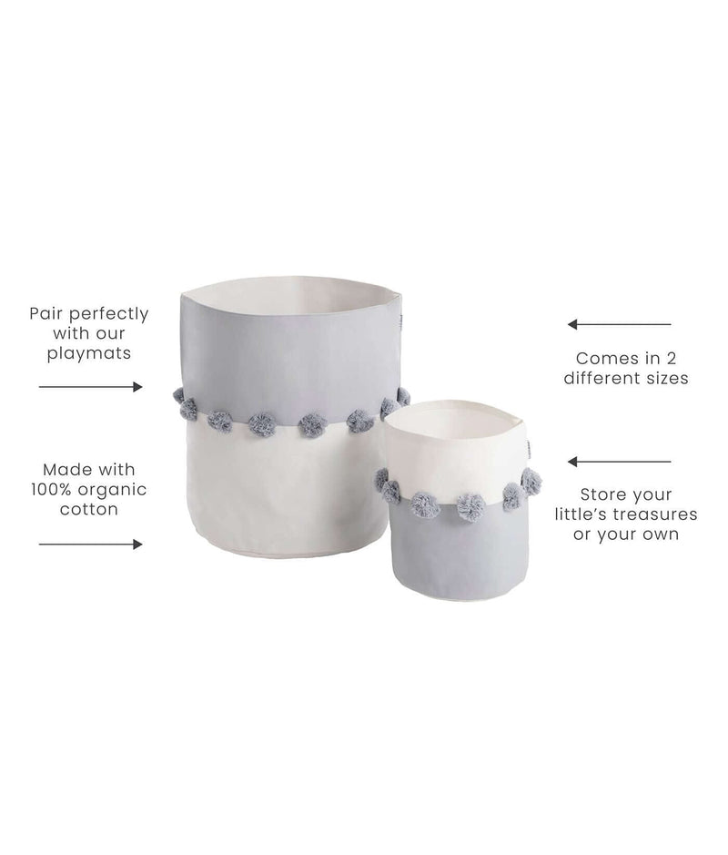 Toddlekind USA Storage Baskets in Stone