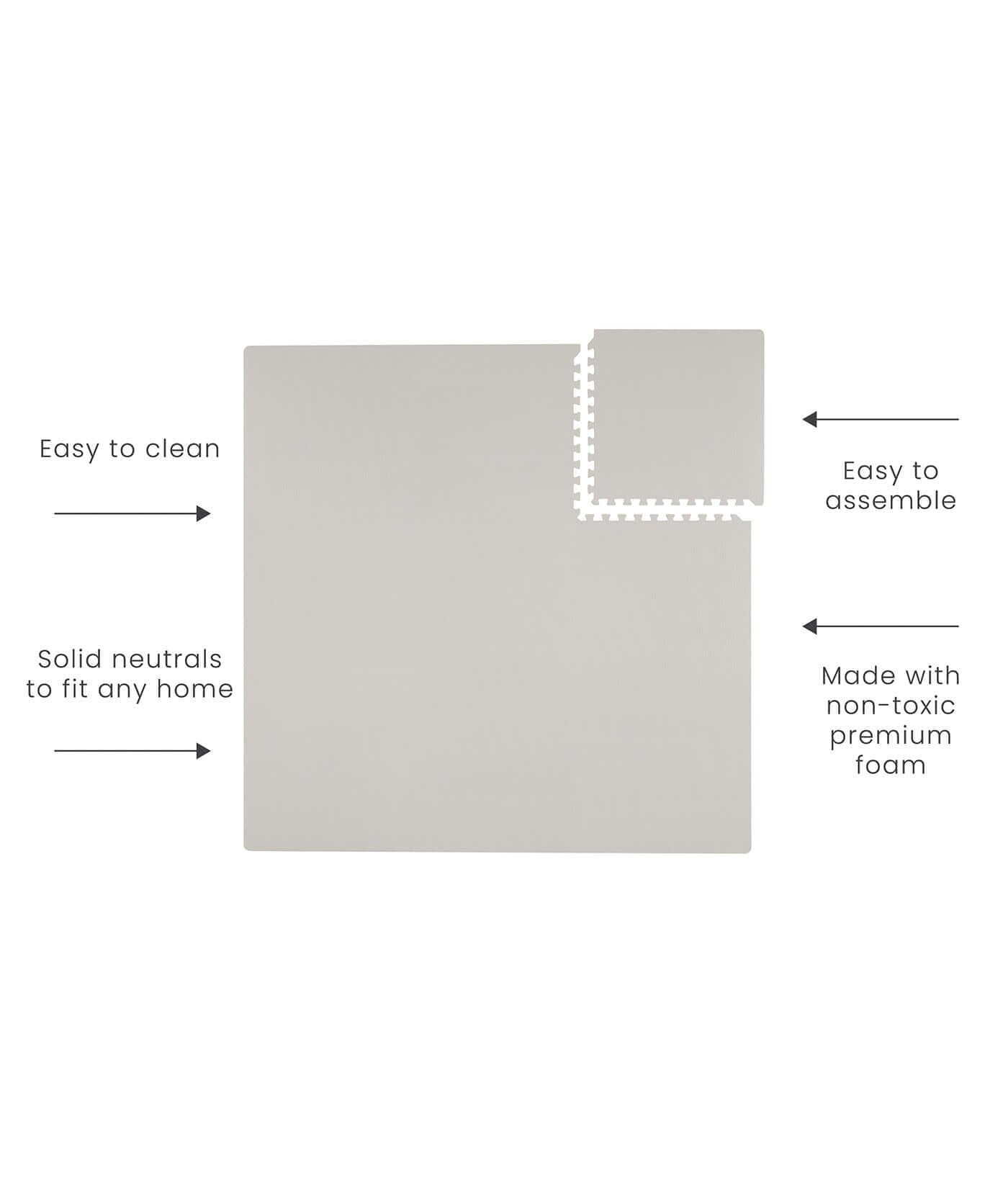 Toddlekind USA Classic Mat in Stone- Strolleria