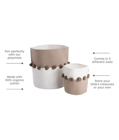 Toddlekind USA Storage Baskets in Tan