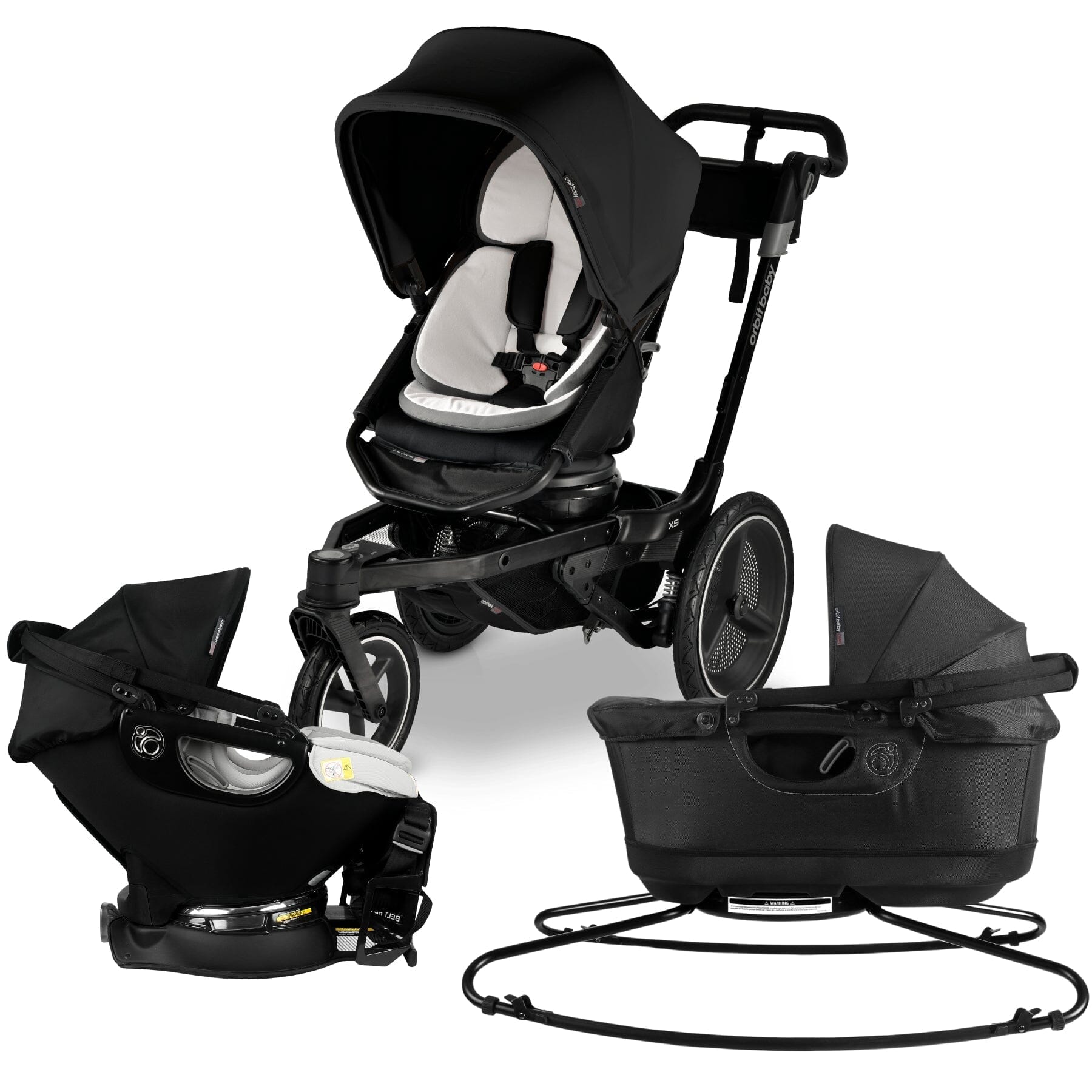 Orbit Baby Jog, Sleep, & Ride Travel System- Strolleria