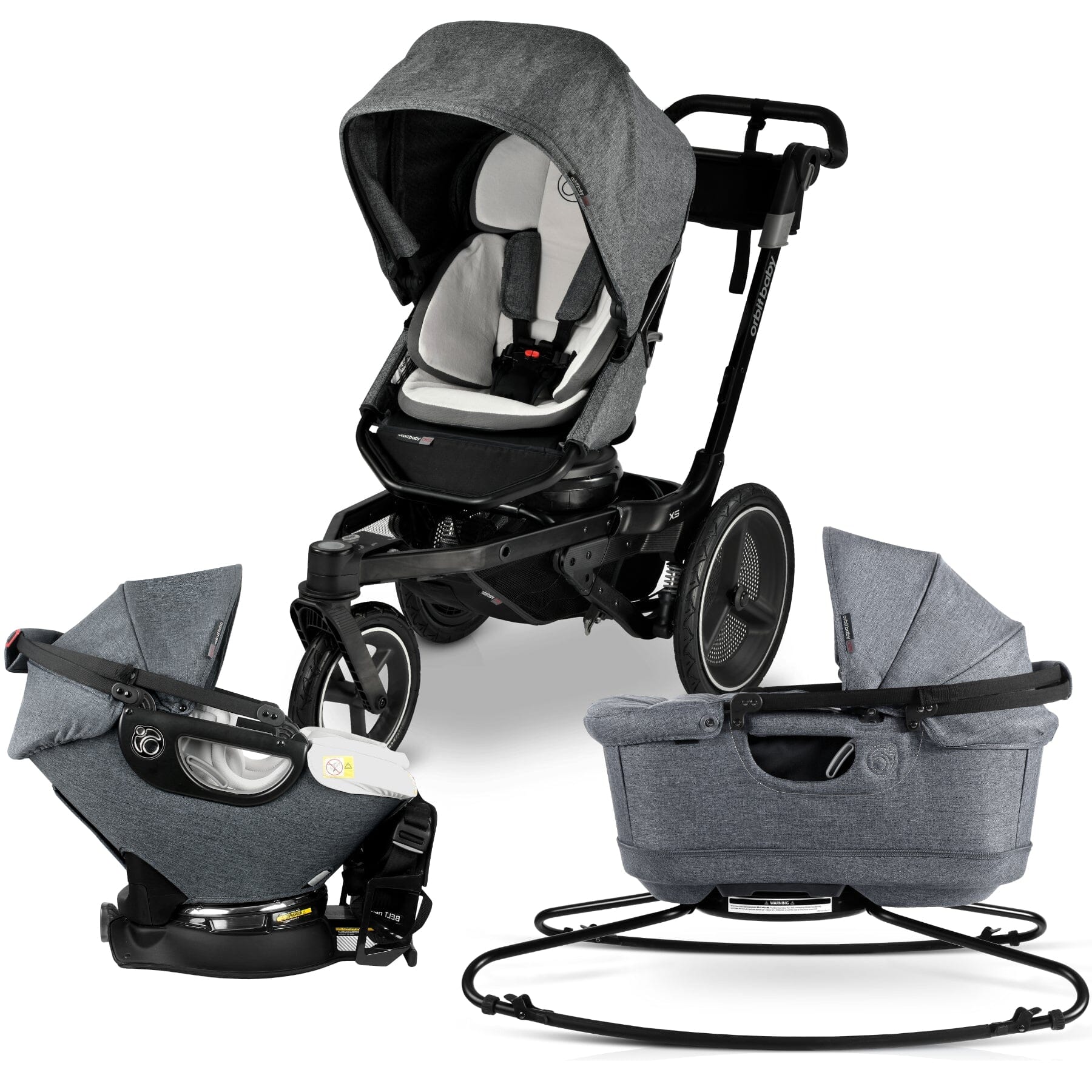 Orbit Baby Jog, Sleep, & Ride Travel System- Strolleria