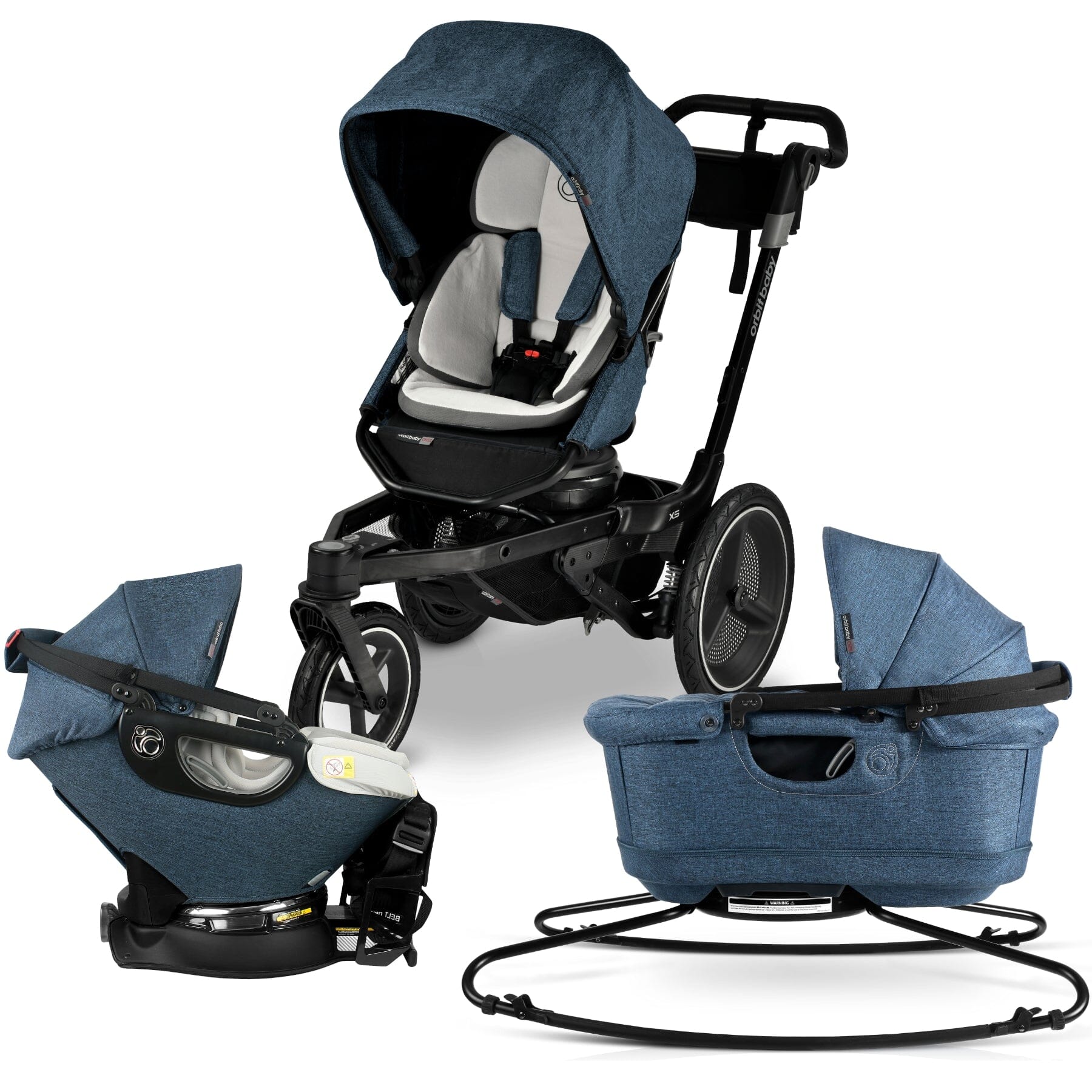 Orbit Baby Jog, Sleep, & Ride Travel System- Strolleria