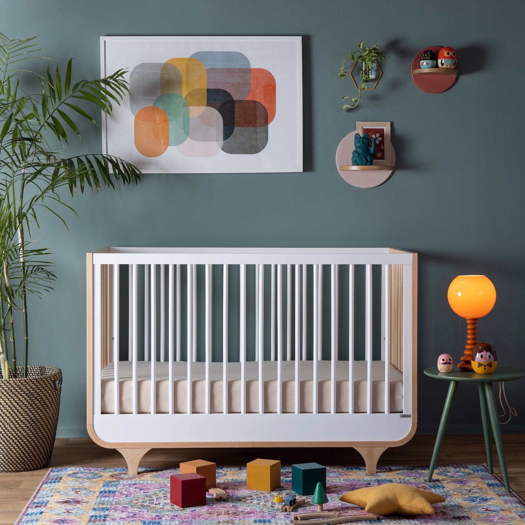dadada Jolly 3-in-1 Convertible Crib- Strolleria