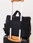 JuJuBe Satchel Diaper Bag - Black - Bambi Baby