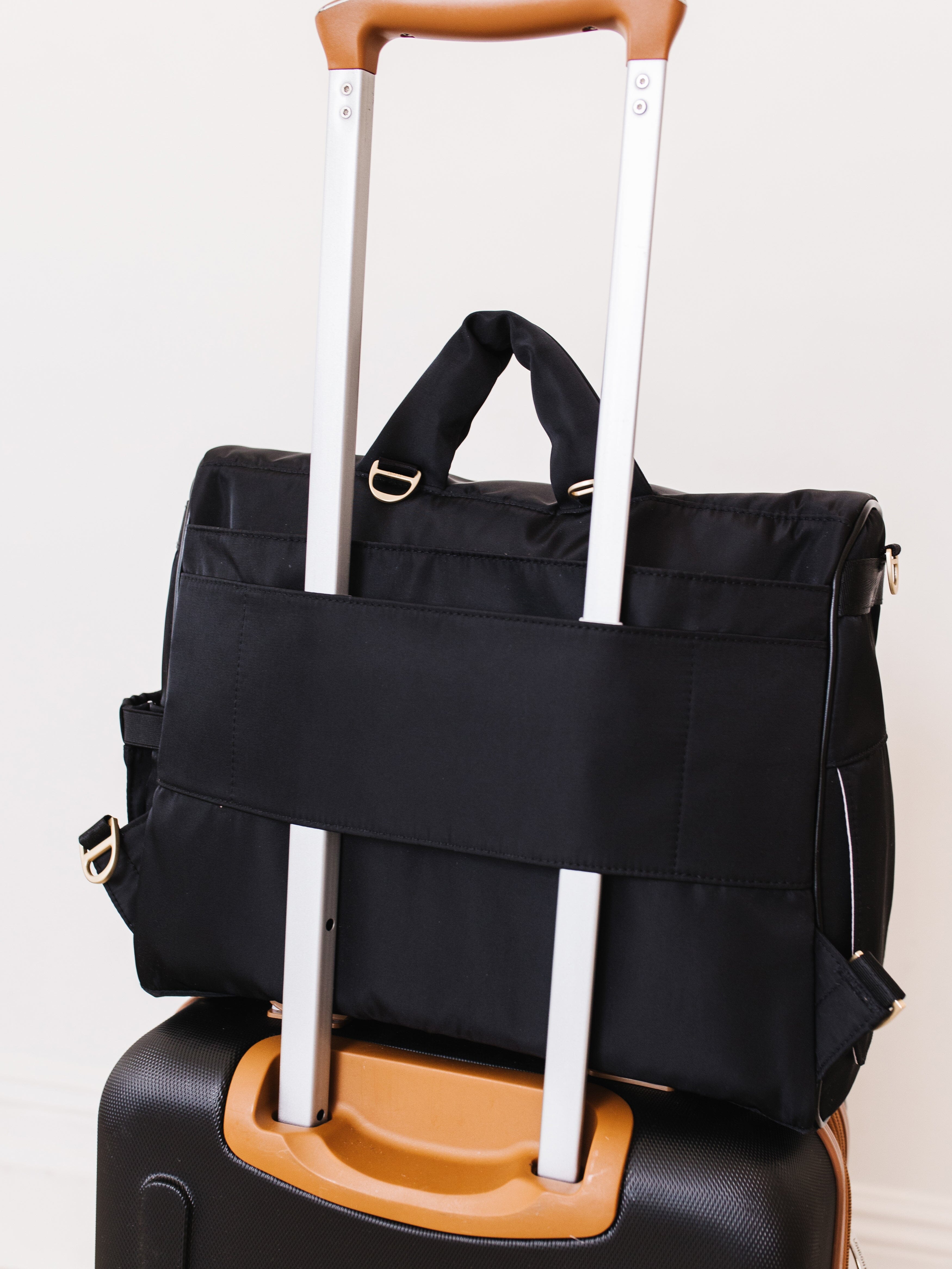 JuJuBe Satchel Diaper Bag - Black- Strolleria