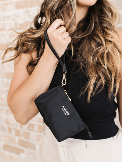 JuJuBe 3-Piece Pouch Clutch Purse Set - Black