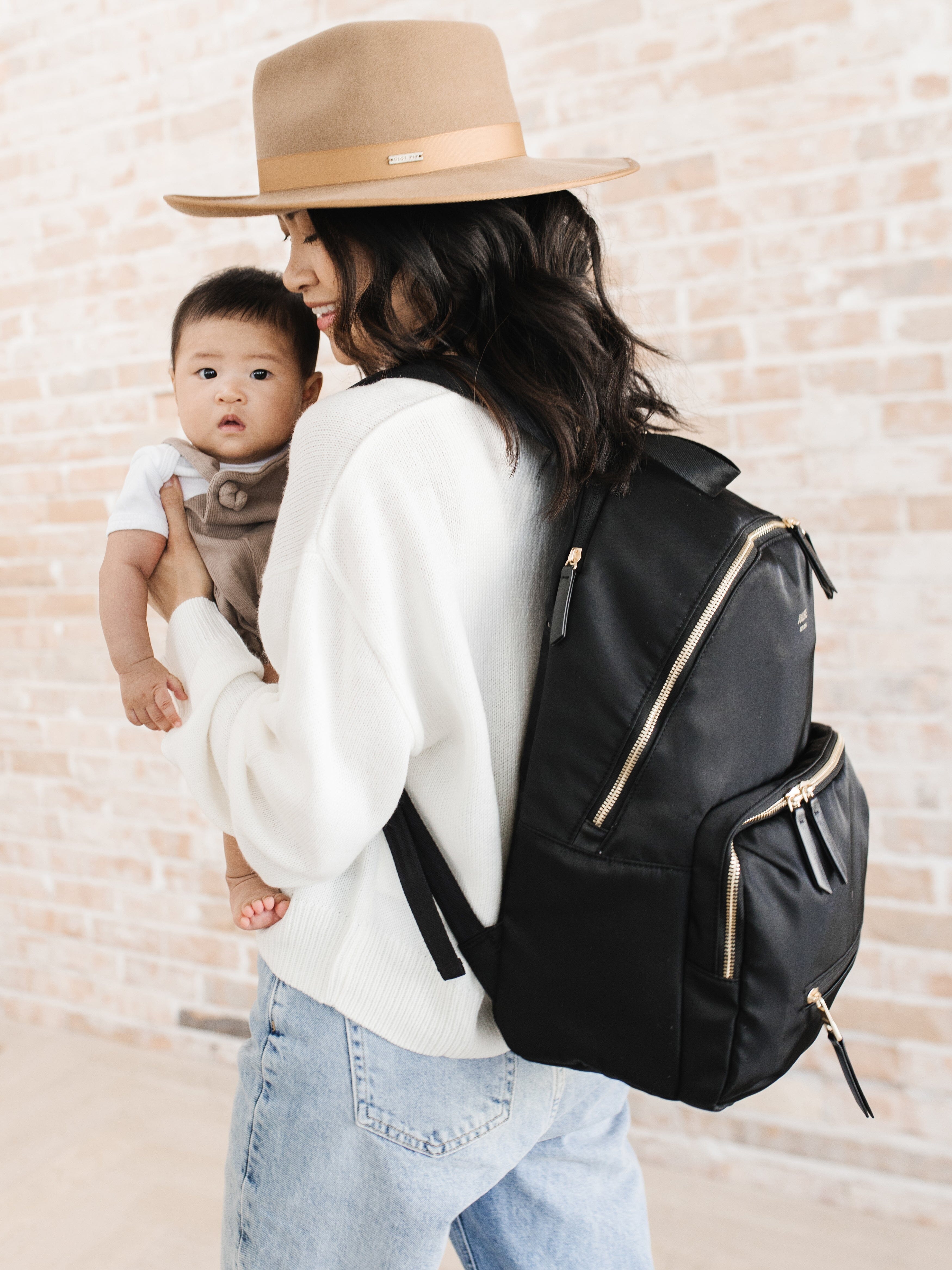 JuJuBe Everyday Diaper Backpack - Black- Strolleria