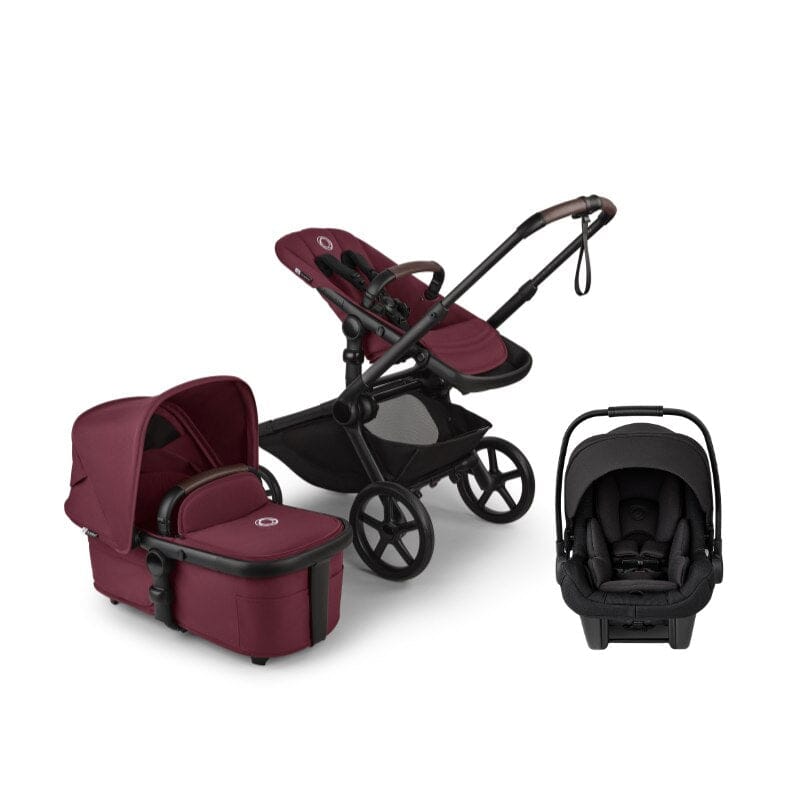 Bugaboo Kangaroo Complete Stroller and Turtle Air Shield by Nuna Travel System