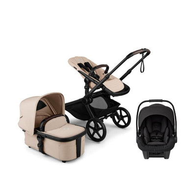 Bugaboo Kangaroo Complete Stroller and Turtle Air Shield by Nuna Travel System