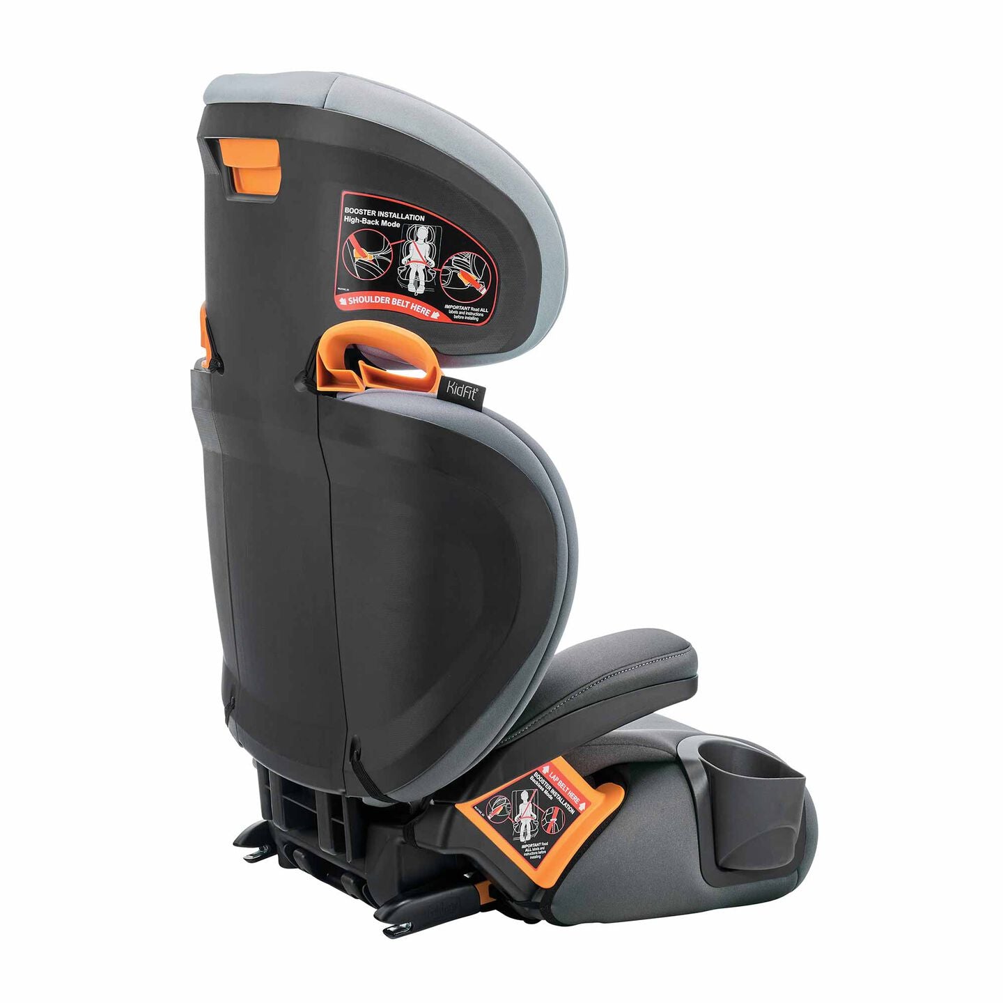 Chicco KidFit ClearTex Plus 2-in-1 Belt-Positioning Booster Car Seat- Strolleria